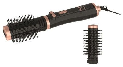 Wad Brevis 360 Hair Dryer - Kulatý kulmofén černo-růžový