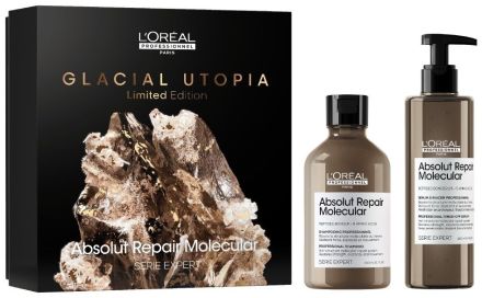 L´oréal Professionnel Absolut Repair Molecular Duo Vánoční Set - Šampon 300 ml + sérum 250 ml Dárková sada
