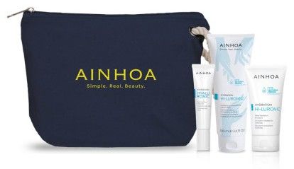 Ainhoa Hi-luronic Letní Set - Emulze 50 ml + krém na ruce 100 ml + oční krém 15 ml Dárková sada