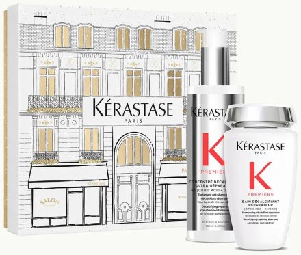 Kérastase Premiére Duo Vánoční Set - Šampon 250 ml + předšamponová lázeň 250 ml Dárková sada