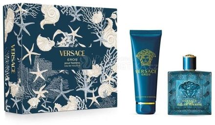 Versace Eros Vánoční Set - EDT 30 ml + sprchový gel 50 ml Dárková sada