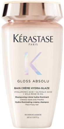 Kérastase Gloss Absolu Créme Hydra-glaze Bain - Hydratační a rozjasňující krémový šampon pro pevné krepaté vlasy 250 ml