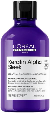 L´oréal Professionnel Keratin Alpha Sleek Shampoo - Šampon pro uhlazené vlasy 300 ml