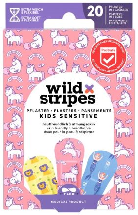 Wild Stripes Kids Fantasy INT - Dětské náplasti 20 ks