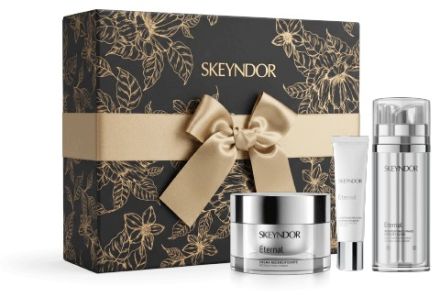 Skeyndor Eternal Vánoční Set - Krém výživný 50 ml + dvoufázový elixír 2 x 15 ml + krém na oční okolí 15 ml Dárková sada