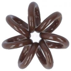 Invisibobble Nano Pretzel Brown - Mini gumička do vlasů hnědá 3ks