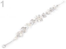 Štrasová ozdoba do vlasů 1 1ks