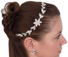 Štrasová ozdoba do vlasů 1 1ks