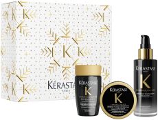 Kérastase Chronologiste Vánoční Set 26 - šampon 80 ml + maska 75 ml + noční sérum 90 ml Dárková sada