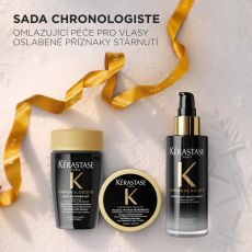 Kérastase Chronologiste Vánoční sada - šampon 80 ml + maska 75 ml + noční sérum 90 ml Dárková sada