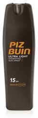 Piz Buin Ultra Light Hydrating Sun Spray SPF 15 - Hydratační mléko na opalování ve spreji 200 ml