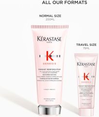 Kérastase Genesis Fondant Renforcateur Travel Size - Zpevňující lehká péče proti padání vlasů 75 ml Cestovní balení