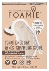 Foamie Conditioner Bar Kiss Me Argan - Tuhý kondicionér pro suché vlasy 80 g