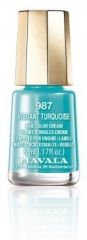 Mavala Minicolor Nail Care - Lak na nehty č. 987 Vibrant Turquoise 5 ml