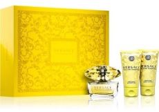 Versace Yellow Diamond Set - EDT 50 ml + sprchový gel 50 ml + tělový balzám 50 ml Dárková sada