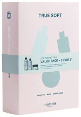 Maria Nila True Soft Holiday Box - Šampon 350 ml + kondicionér 300 ml + maska 250 ml Dárková sada