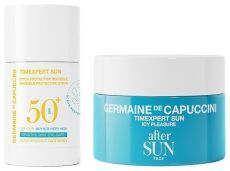 Germaine de Capuccini Timexpert Sun Set - Ochranná tyčinka SPF50 25 ml + regenerační pleťový krém po opalování 50 ml Dárková sada