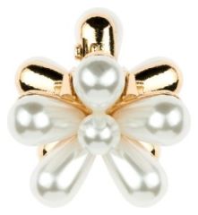 Invisibobble CLIPSTAR S Pearly Flower - Skřipce do vlasů 4 ks