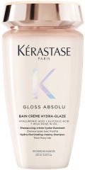 Kérastase Gloss Absolu Créme Hydra-glaze Bain - Hydratační a rozjasňující krémový šampon pro pevné krepaté vlasy 250 ml
