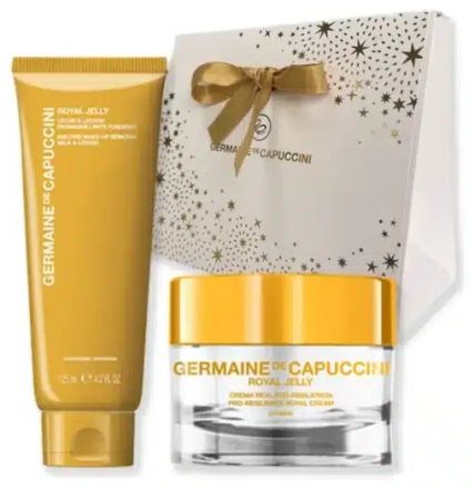 Germaine de Capuccini Royal Jelly Moments Extreme Set - Pleťový krém pro suchou až velmi suchou pleť 50 ml + Odličovací pleťové mléko 125 ml Dárková sada