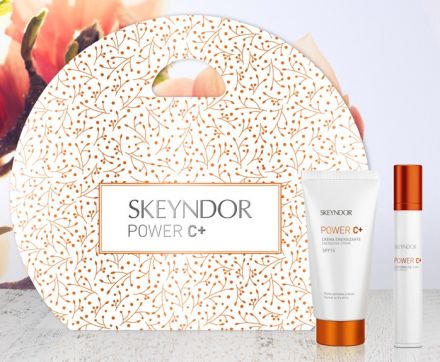 Skeyndor Power C+ Set - krém pro suchou pleť 50 ml + krém na oční okolí 15 ml Dárková sada