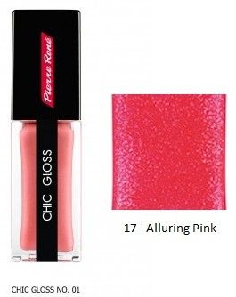 Pierre René Chic Gloss - Lesk na rty č. 17 Alluring Pink 15g