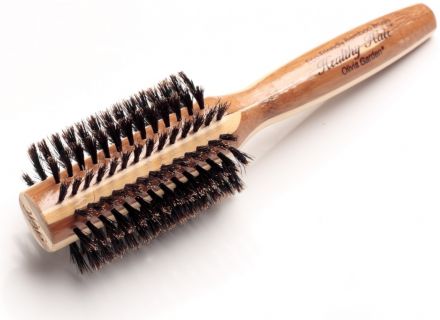 Olivia Garden Healthy Hair Professional - Kulatý bambusový kartáč 30 mm