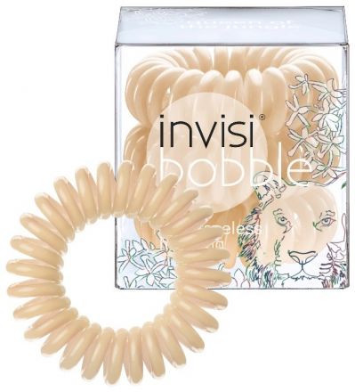 Invisibobble Queen of the Jungle - gumička do vlasů béžová 3ks