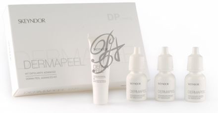 Skeyndor Urban White Dermapeel Advanced Kit - Denní krém pro obnovu pleti + Peelingový faktor sada