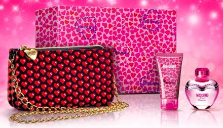 Moschino Pink Bouquet Set - EDT 50ml + Tělové mléko 50ml + Kabelka Dárková sada