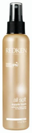 Redken All Soft Supple Touch - Zhebčující péče pro suché a křehké vlasy 150ml