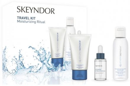 Skeyndor Aquatherm Travel Set II - Hydratační krém FII 50ml + Micelární odličovací voda 100ml + Booster 15ml Dárková sada