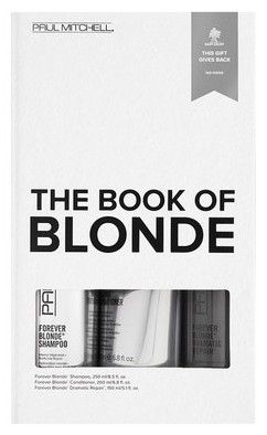 Paul Mitchell The Book of Blonde - Šampon 250 ml + kondicioner 200 ml + bezoplachová péče 150 ml Dárková sada