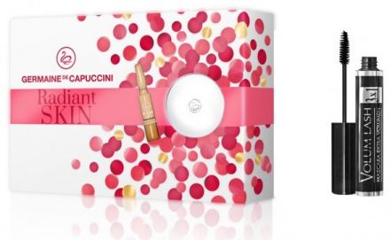 Germaine de Capuccini Radiant Skin Lift In Sada - Krém na oční okolí Lift in 15 ml + ampule Flash lift 5 x 1 ml + řasenka černá 16 ml Dárková sada