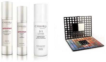 Casmara Antioxidant Goji Set - Hydratační vyrovnávací krém 30 ml + vyrovnávací sérum 30 ml + odličovač 3V1 100 ml Dárková sada