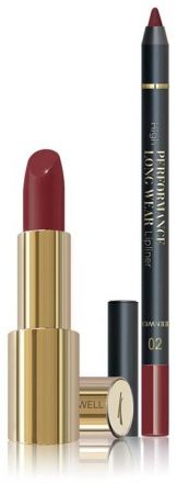 Keenwell Everlasting Color Kit - Tužka na rty č.01 1,5g + Rtěnka č.33 4g Dárková sada