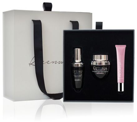 Keenwell Optima Q10 sada 2018 - Protivráskový krém 30 ml + elixír 55 ml + oční krém 20 ml Dárková sada