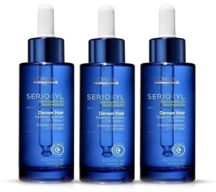 L´oréal Professionnel Serioxyl Denser Hair Box - Kůra pro hustší vzhled vlasů 3 x 90 ml