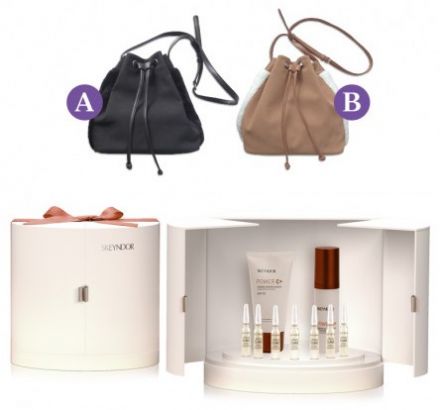 Skeyndor Power C+ Mastná Pleť Set - Energizující emulze 50 ml + sérum 30 ml + ampule Uniq Cure 8H noční reparace 7x 2 ml + kabelka Dárková sada