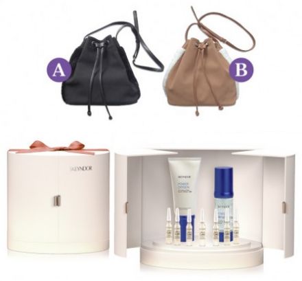 Skeyndor Power Oxygen Vánoční sada - Revitalizační gel-krém 50ml + Detoxikační sérum 30ml + Ampule UniqCure 8H Noční reparace 7x2ml + Kabelka Dárková sada