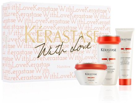 Kérastase Nutritive Vánoční sada - šampon satin 2 250 ml + maska 200 ml + vyživující péče 150 ml Dárková sada