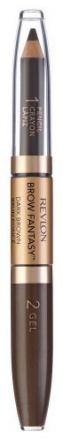 Revlon Brow Fantasy 106 Dark Brown - Tužka na obočí 0,31 g + sérum 1,18 ml