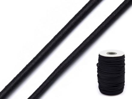 Kulatá pruženka Ø3 mm černá 100m