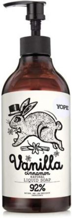 Yope Vanilla Natural Moisturising Liquid Soap - Přírodní hydratační tekuté mýdlo 500 ml