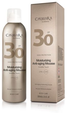 Casmara SunBeauty Moisturizing Anti-aging Mousse - Tělová Anti-agingová hydratační opalovací pěna SPF30 200 ml