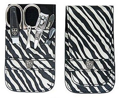 Kellermann Fashion Materials 56212 PN - Luxusní 6-dílná manikúrní sada