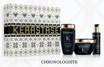 Kérastase Chronologiste Vánoční Sada - Šampon 250 ml + maska 200 ml + termoochranná péče 150 ml Dárková sada