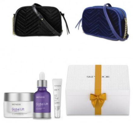 Skeyndor Global Lift Vánoční Sada Normální Pleť - Emulze 50 ml + elixír 30 ml + CC krém na oční okolí 15 ml Dárková sada