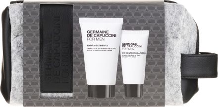 Germaine de Capuccini For men Sada - Krém 50 ml + sérum na oční okolí 15 ml Dárková sada