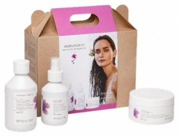 Simply Zen Restructure in Sada - Šampon pro poškozené vlasy 250 ml + péče 200 ml + sprej 150 ml Dárková sada